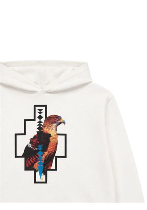 White cotton children's sweatshirt MARCELO BURLON | BHS046BIANCO